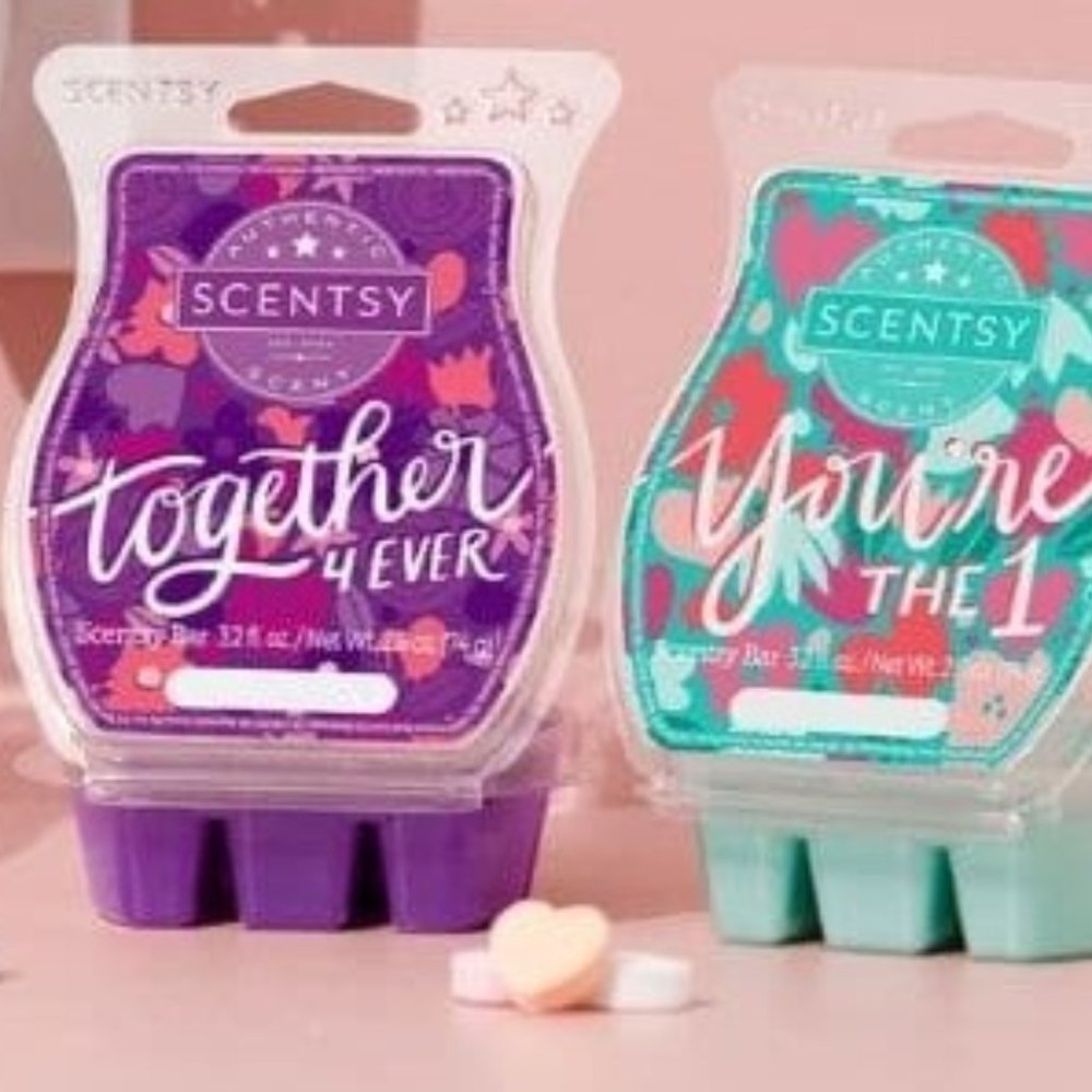 Scentsy 2022 Valentine's Wax Bar Collection